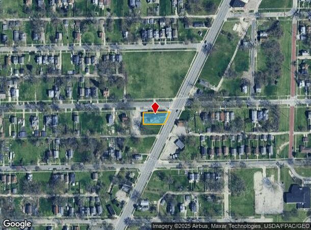  1719 N Detroit Ave, Toledo, OH Parcel Map
