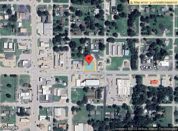  209 E Walnut St, Tecumseh, OK Parcel Map