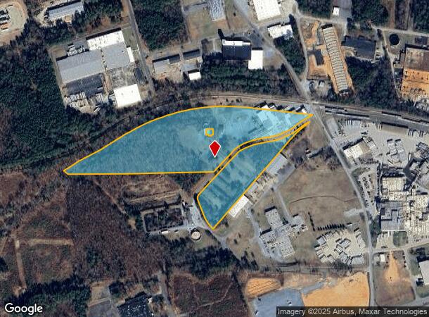2701 Simpson St, Monroe, NC Parcel Map