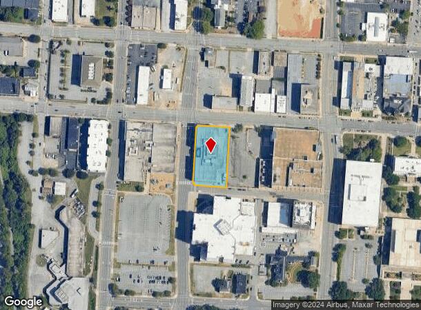  101 S Edgeworth St, Greensboro, NC Parcel Map