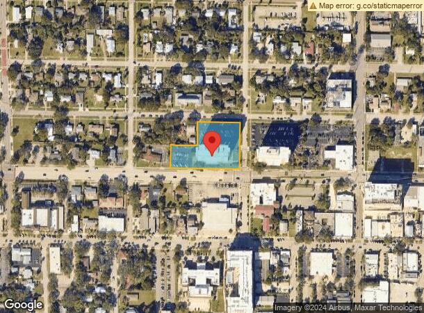  650 E Strawbridge Ave, Melbourne, FL Parcel Map