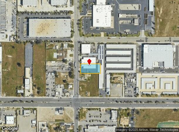  8047 Redwood Ave, Fontana, CA Parcel Map