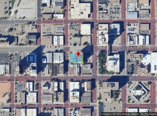 1001 Main St, Lubbock, TX Parcel Map