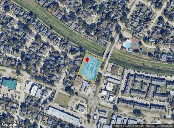  7030 Addicks Clodine Rd, Houston, TX Parcel Map