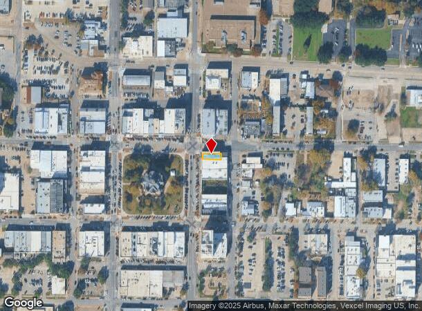 122 N Locust St, Denton, TX Parcel Map