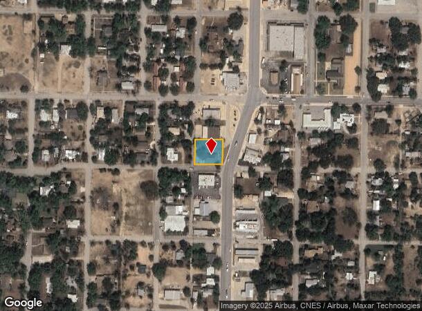 1208 S Bridge St, Brady, TX Parcel Map