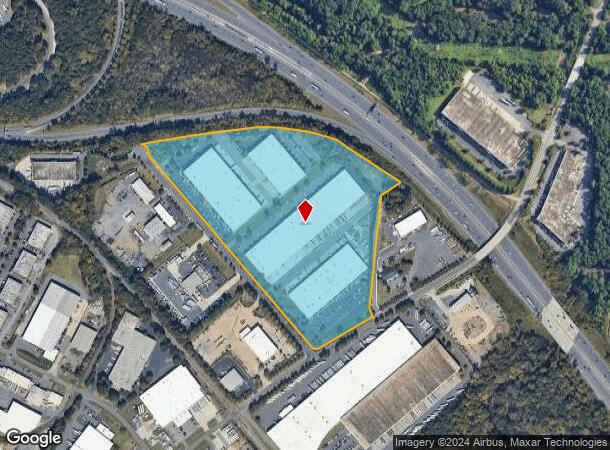  100 Forsyth Hall Dr, Charlotte, NC Parcel Map