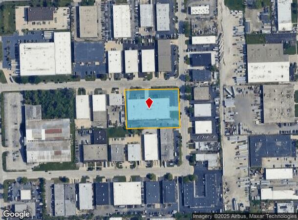  713 W Racquet Club Dr, Addison, IL Parcel Map