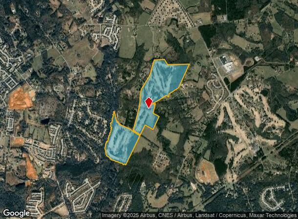  215 Club Dr, Simpsonville, SC Parcel Map