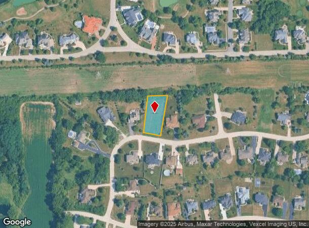  13820 Kit Ln, Lemont, IL Parcel Map