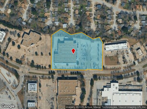 1101 W Arbrook Blvd, Arlington, TX Parcel Map