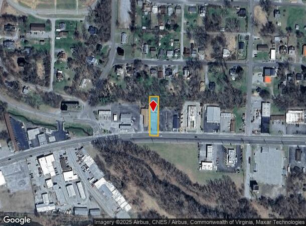  627 E Main St, Pulaski, VA Parcel Map