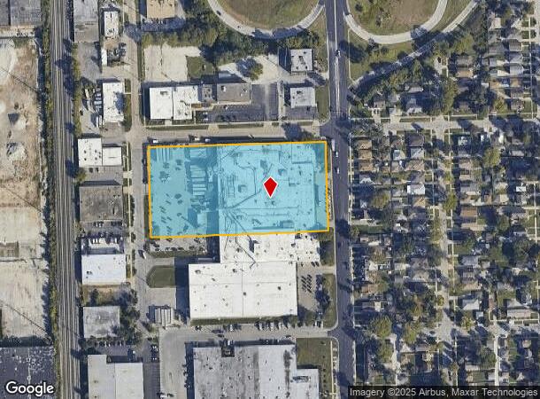  1900 S 25Th Ave, Broadview, IL Parcel Map