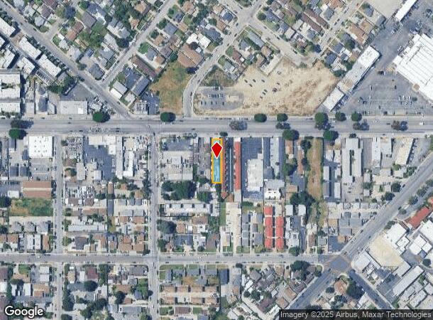  11626 Garvey Ave, El Monte, CA Parcel Map