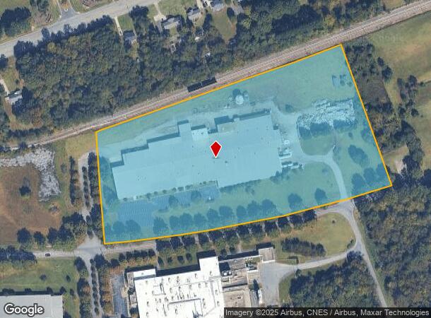 801 W Fieldcrest Rd, Eden, NC Parcel Map