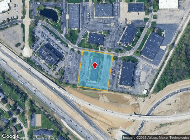  6415 Castleway West Dr, Indianapolis, IN Parcel Map