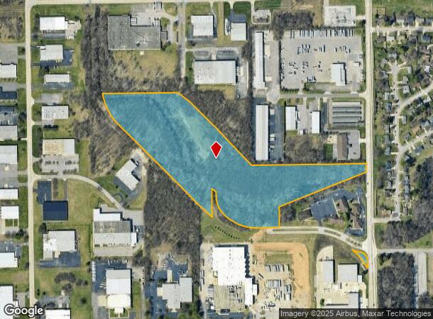  216332 Ac Sec 28-38-2E, South Bend, IN Parcel Map