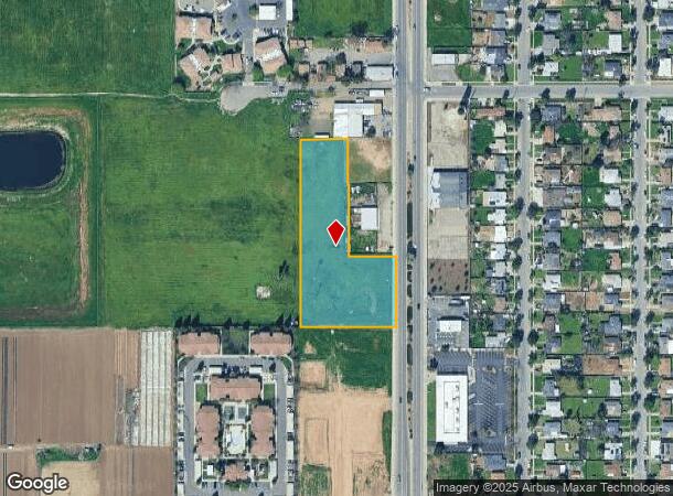 2542 S Elm Ave, Fresno, CA Parcel Map