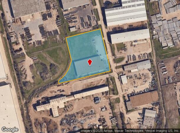 2607 Vinson St, Dallas, TX Parcel Map