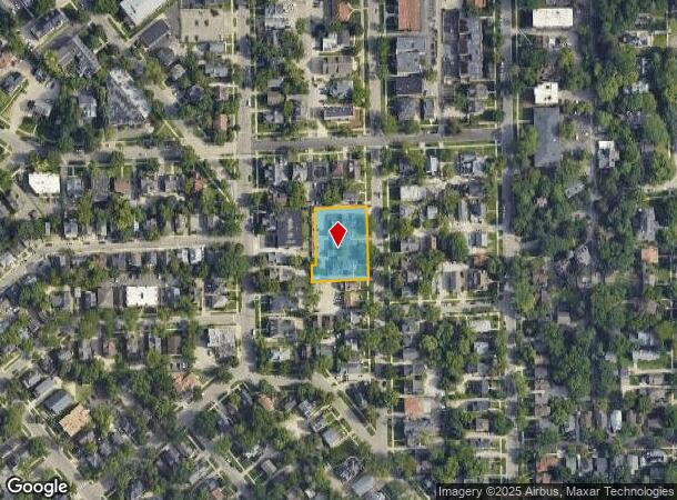 1014 Church St, Ann Arbor, MI Parcel Map
