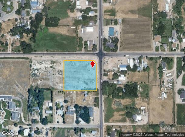  245 N Happy Valley Rd, Nampa, ID Parcel Map