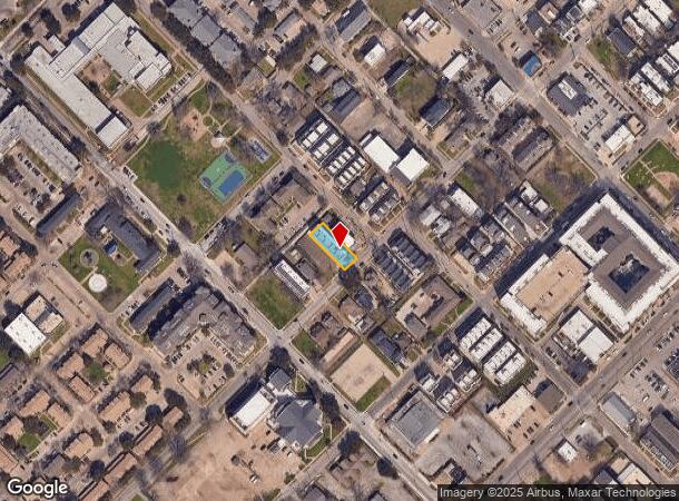  3821 Munger Ave, Dallas, TX Parcel Map