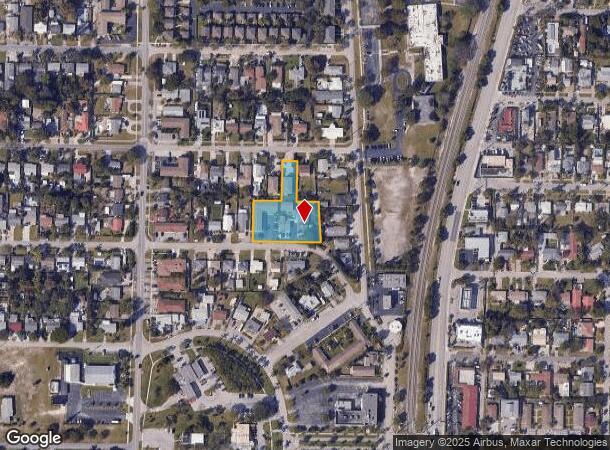 501 W Perry St, Lantana, FL Parcel Map