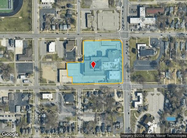  211 N Eddy St, South Bend, IN Parcel Map