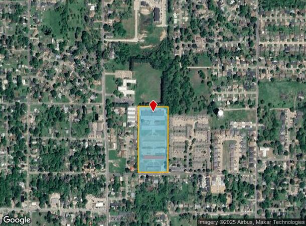 2193 E Cherry St, Paris, TX Parcel Map