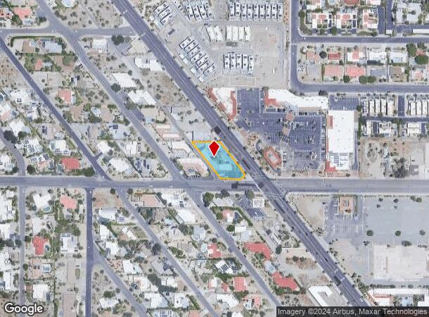  2525 N Palm Canyon Dr, Palm Springs, CA Parcel Map