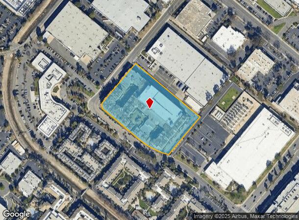  17422 Derian Ave, Irvine, CA Parcel Map