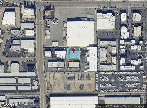  1589 N Main St, Orange, CA Parcel Map