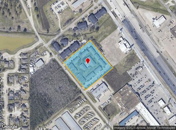  3301 Hughes Ln, Dickinson, TX Parcel Map