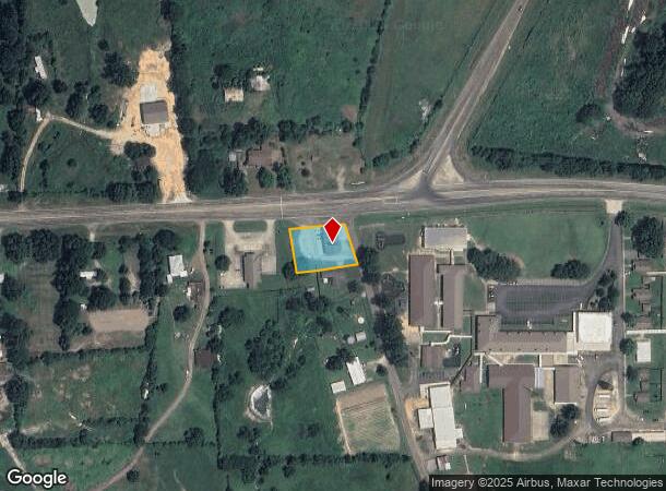 7497 Us Highway 67 W, Simms, TX Parcel Map