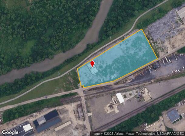 636 N Irwin St, Dayton, OH Parcel Map