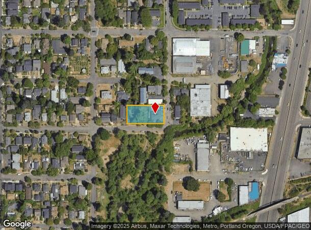  2223 Se Sherrett St, Portland, OR Parcel Map