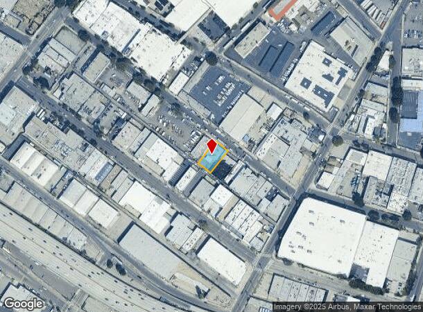  1390 Newton St, Los Angeles, CA Parcel Map