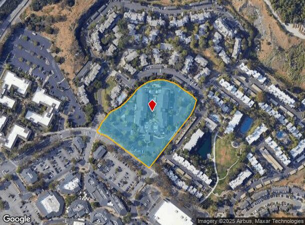  2500 Larkspur Landing Cir, Larkspur, CA Parcel Map