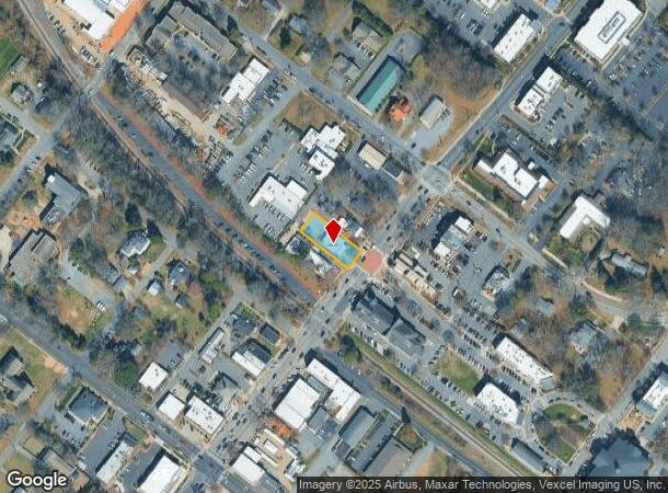  217 N Trade St, Matthews, NC Parcel Map