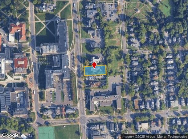  743 Comstock Ave, Syracuse, NY Parcel Map