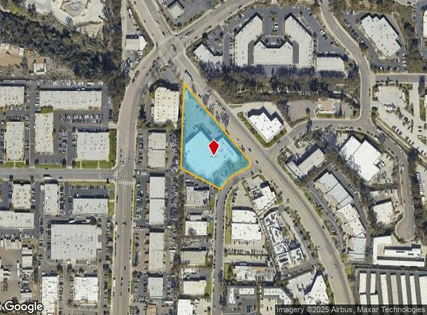  9606 Kearny Villa Rd, San Diego, CA Parcel Map