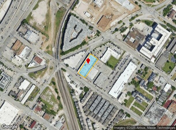  2301 Commerce St, Houston, TX Parcel Map