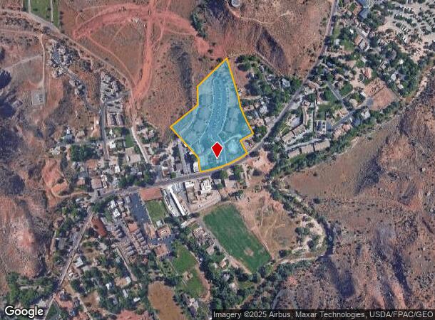  792 Zion Park Blvd, Springdale, UT Parcel Map