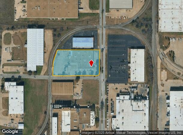  1906 S Great Southwest Pkwy, Grand Prairie, TX Parcel Map
