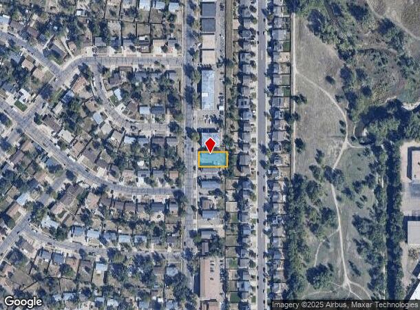  127 University Dr, Colorado Springs, CO Parcel Map