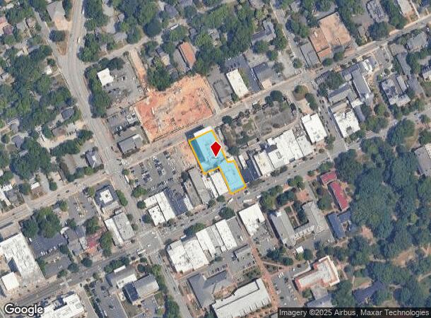  137 E Franklin St, Chapel Hill, NC Parcel Map