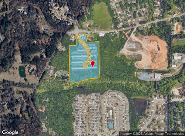  545 Fountain Ln, Cumming, GA Parcel Map