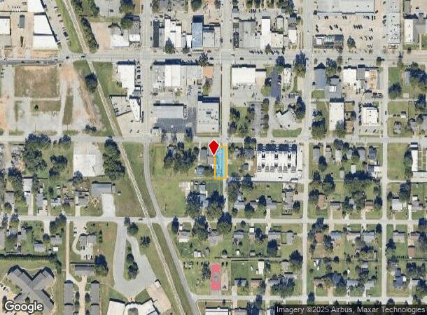 202 S 2Nd St, Jenks, OK Parcel Map