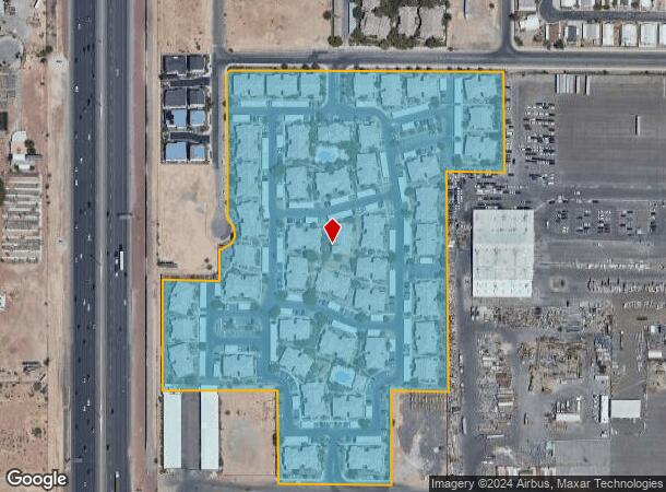  2815 W Ford Ave, Las Vegas, NV Parcel Map