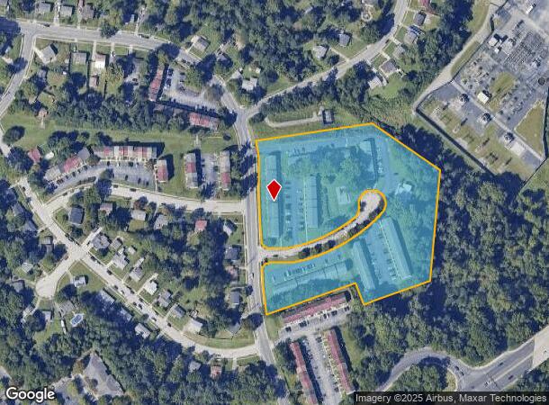 S Ritters Ln, MD Parcel Map